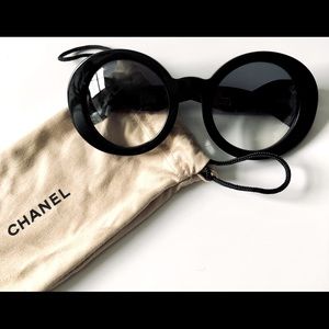 Chanel Vintage Authentic 5018 Half Tint Sunglasses